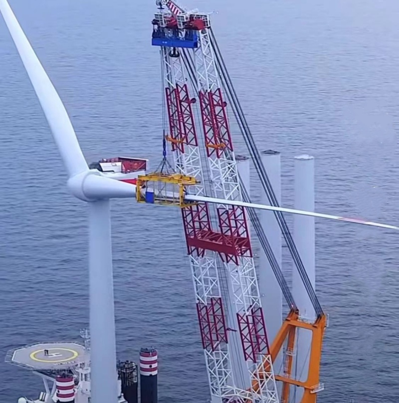 Smart wind power 6MW--18MW large wind turbine offshore wind farm digital wind farm design customized units, site investigation basic fine engineering design, intelligent operation and maintenance